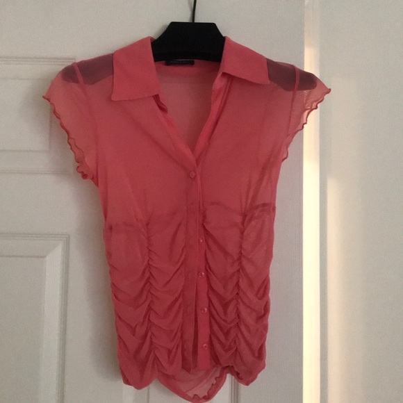 First sexy salmon Color Blouse from Bebe, - Picture 5 of 5